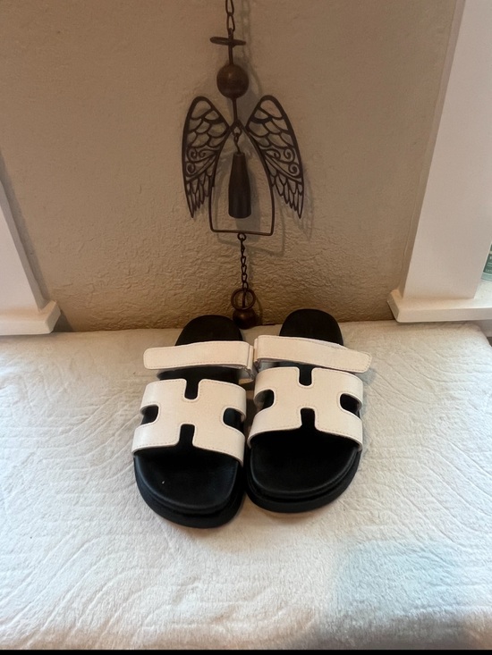 Project Cloud Shoes - Women’s White Slide Sandals with Adjustable Strap